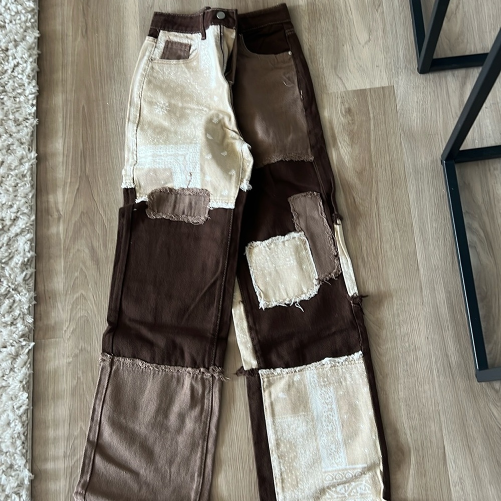 Patchwork jeans